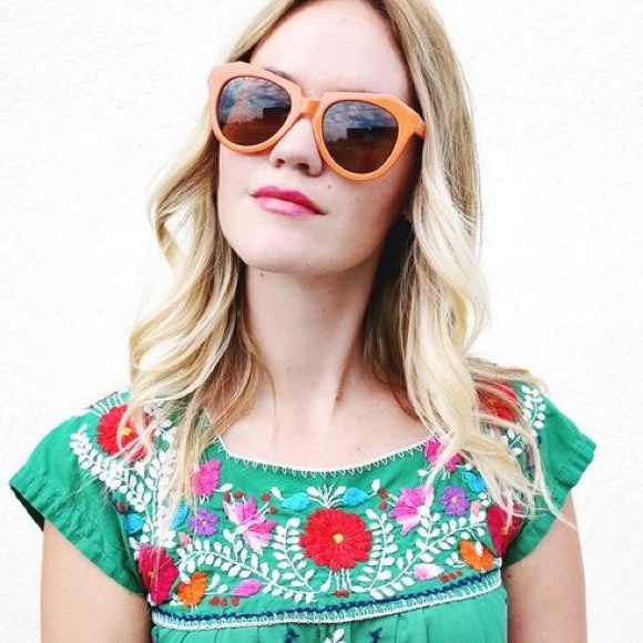 Embroidered Mexican boho chic dress - Picture 4 of 5